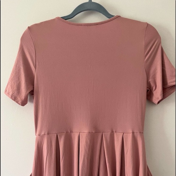 Andrée by UNIT Blush Pink Fit & Flare Dress Size Medium - Picture 4 of 7